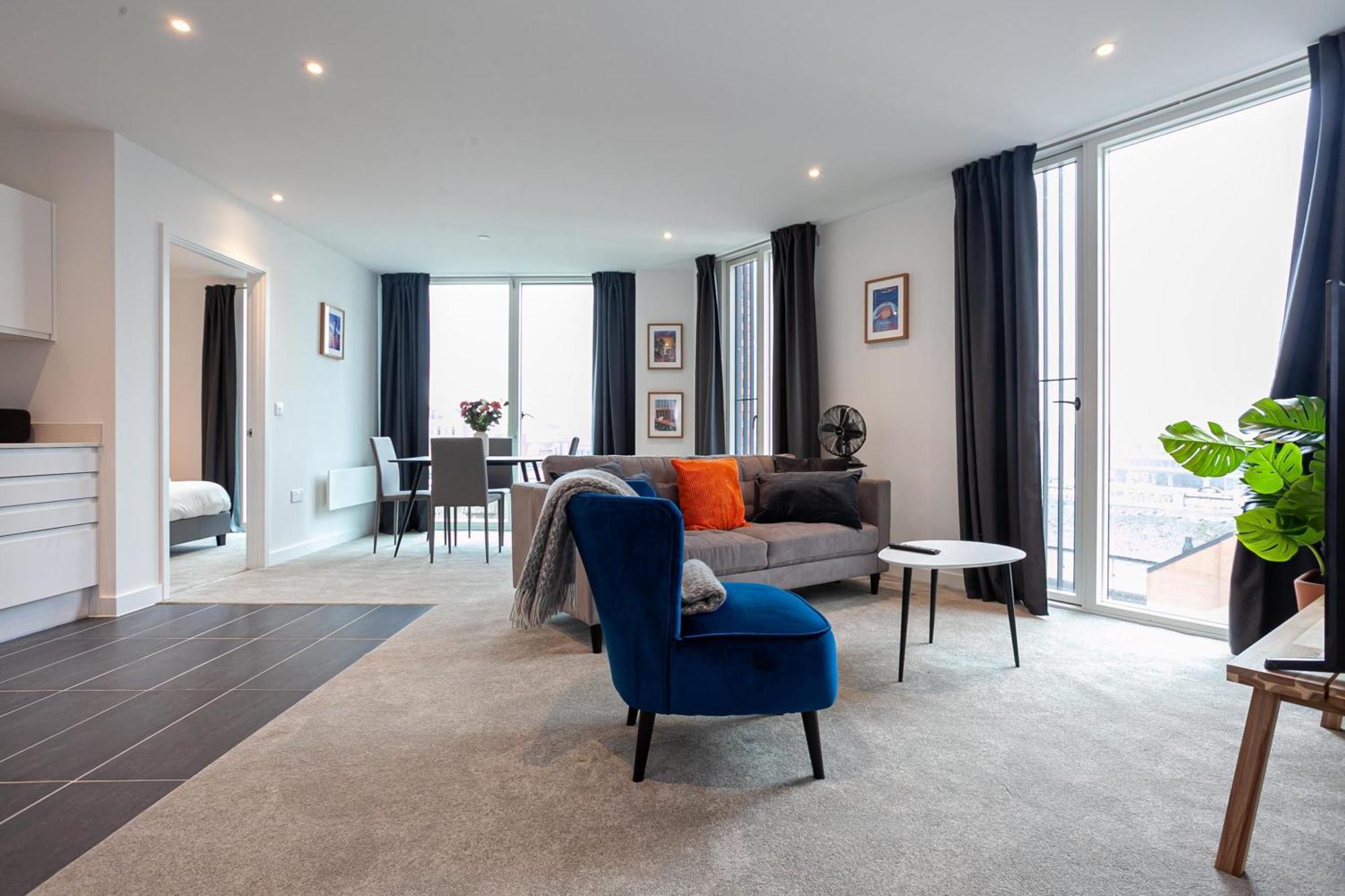 Spacious 2 Bed Apartment in Central Mánchester Exterior foto